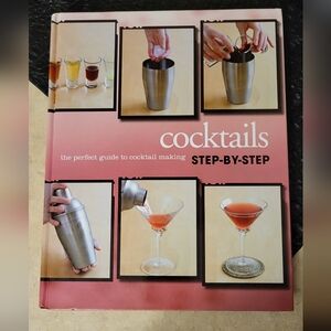 Cocktails Step-by-Step Recipe Book Cookbook Host Gift